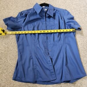Banana Republic Women's Blue Button Down Shirt